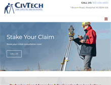 Tablet Screenshot of civtech.ca